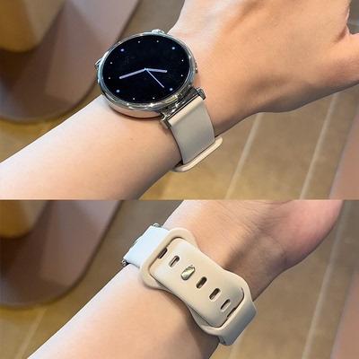 适用华为gt5表带gt4运动硅胶