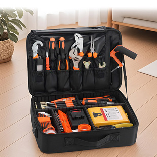 工具包大容量加厚分区帆布工具袋电工专用工具包多功能手提工具包