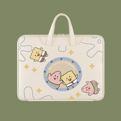 2024华硕灵耀笔记本电脑包14英寸适用荣耀MagicBookPro16手提拉杆式机械革命蛟龙16pro可爱卡通毛绒全包抗震