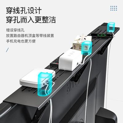 电脑主机托架增高带落地桌托高移动支架柜底座带机箱收纳整理柜下