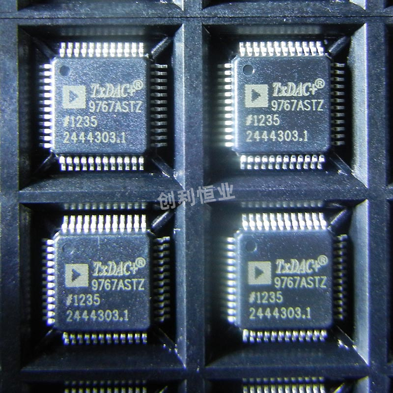 AD9767ASTZ AD9767AST 贴片LQFP-48 数模转换器14位 全新原装