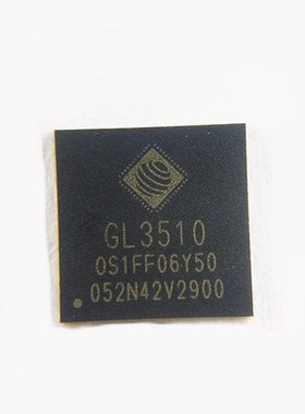 全新原装 GL3510-OSY50 QFN64 USB3.1分流集线器控制器芯片 现货
