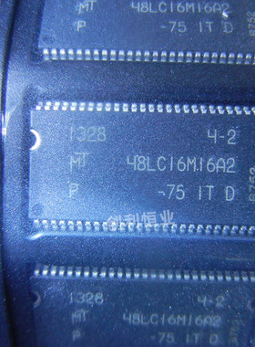 全新原装 MT48LC16M16A2P-75:D 丝印48LC16M16A2 内存芯片TSOP-54