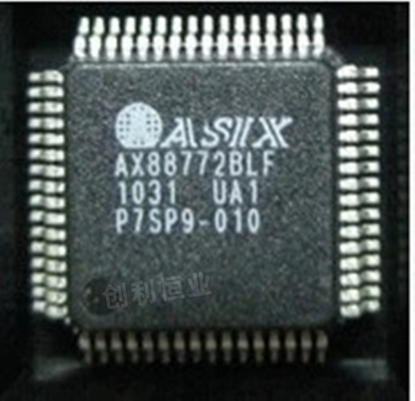 AX88772BLF AX88772CLF QFP-64封装 以太网控制器芯片 原装现货