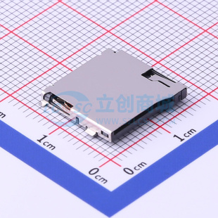 TF-115-BCP9 SD卡连接器 自弹式 MicroSD卡(TF卡) 卡座 9P