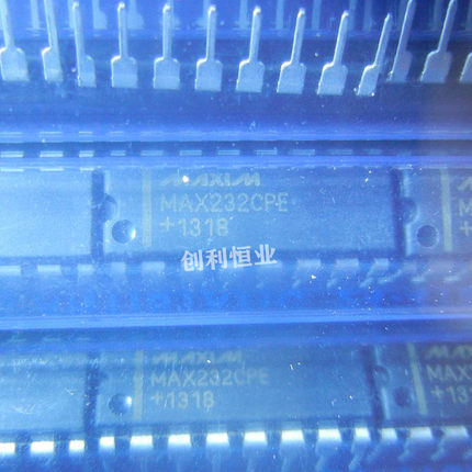 原装正品 直插 MAX232CPE+ DIP-16 RS232 线路驱动器/接收器芯片