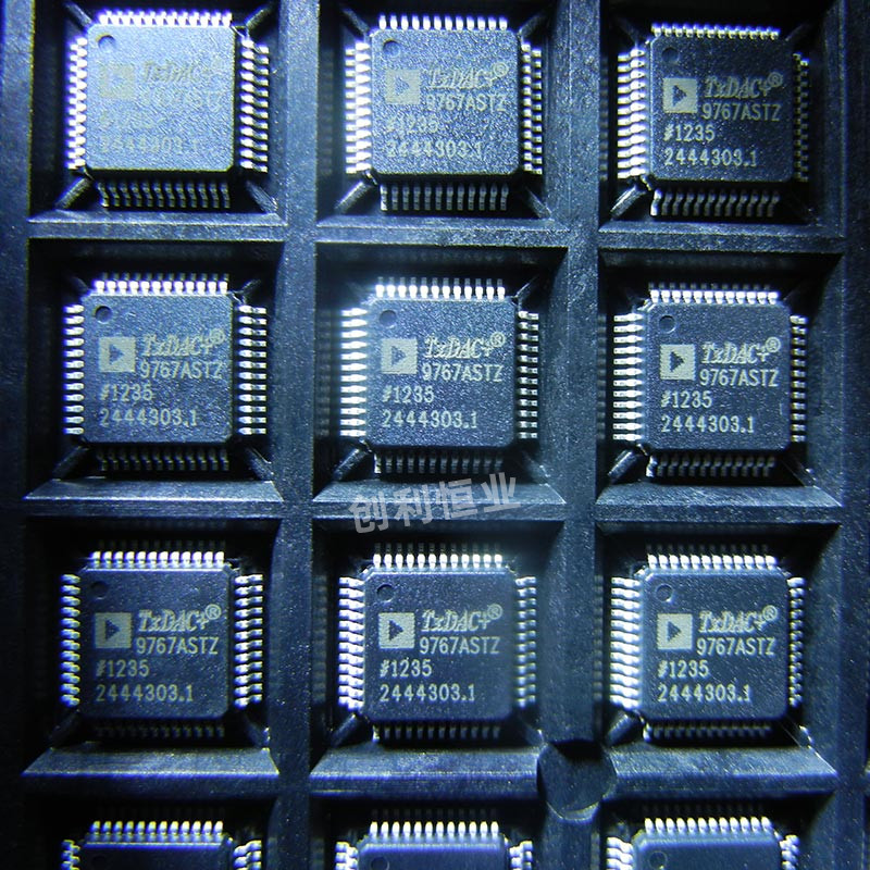 AD9767ASTZ AD9767AST 贴片LQFP-48 数模转换器14位 全新原装