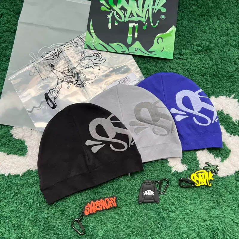 SYNA BIG LOGO SKULL BEANIE HAT