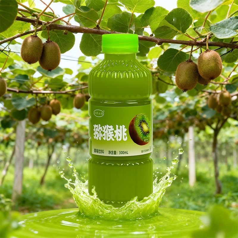 猕猴桃果肉果汁饮料 300ml/瓶 无防腐剂健康0脂肪