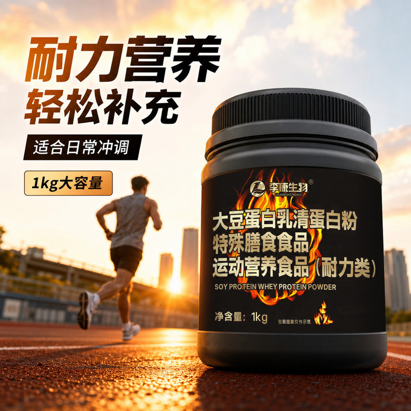 乳清蛋白粉健身高蛋白大豆乳清蛋白质粉成人学生男女运动跑步正品