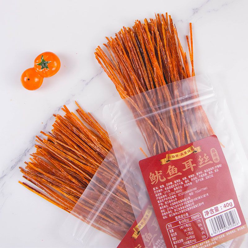 真辣味鱿鱼丝耳丝低脂耐嚼磨牙原味安康鱼丝鳗鱼丝组合装即食零食