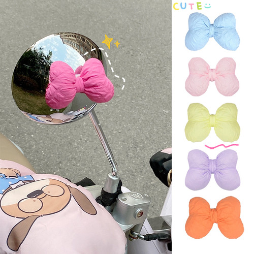 蝴蝶结电动车后视镜贴纸