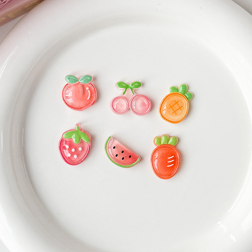 可爱水果西瓜diy贴饰立体装饰品