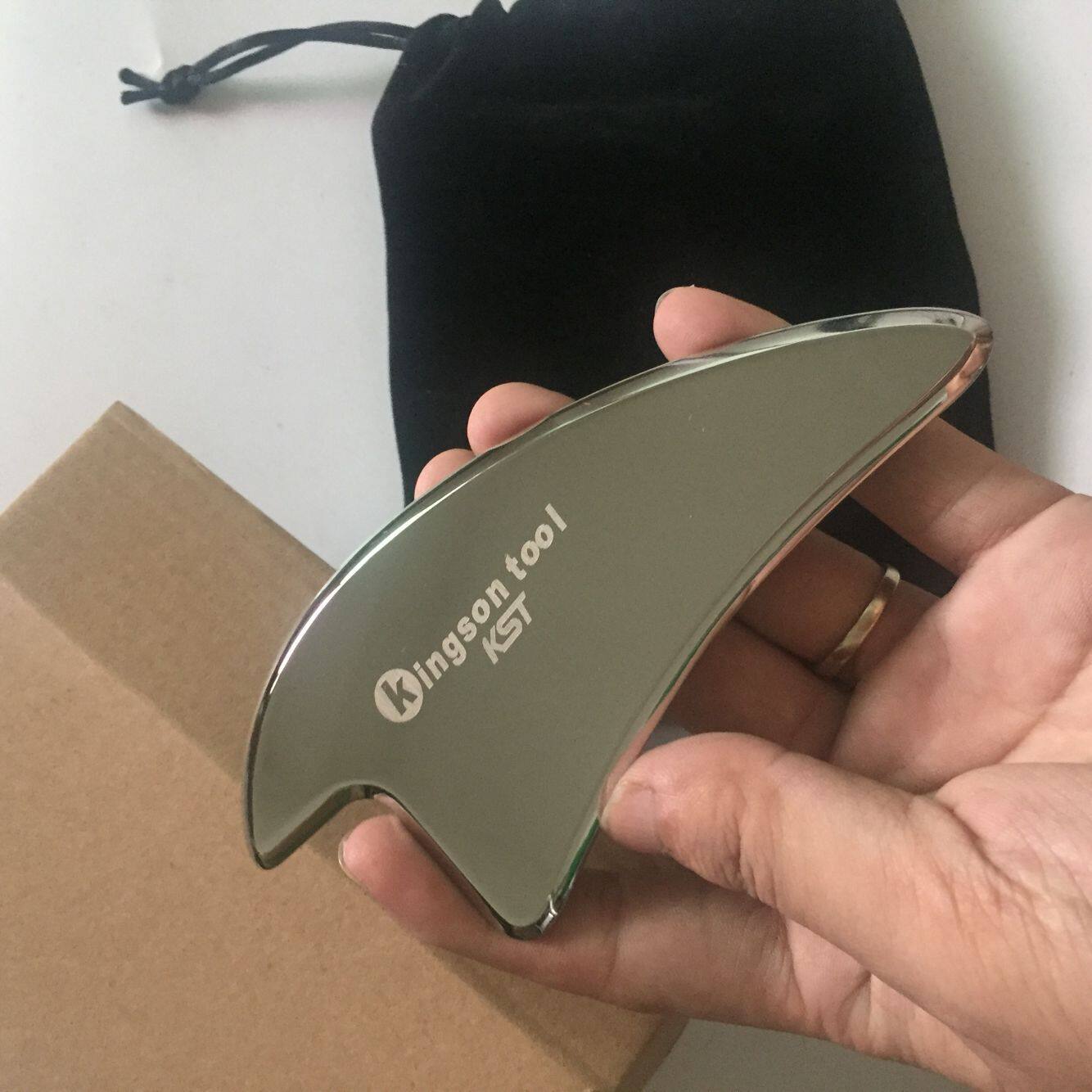 跨境 不锈钢刮痧板 筋膜刀 疏松肌肉经络按摩器01款