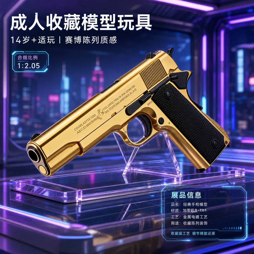 金属伯莱塔M92软弹玩具枪男孩礼物合金模型M19A1吃鸡拆装道具手抢