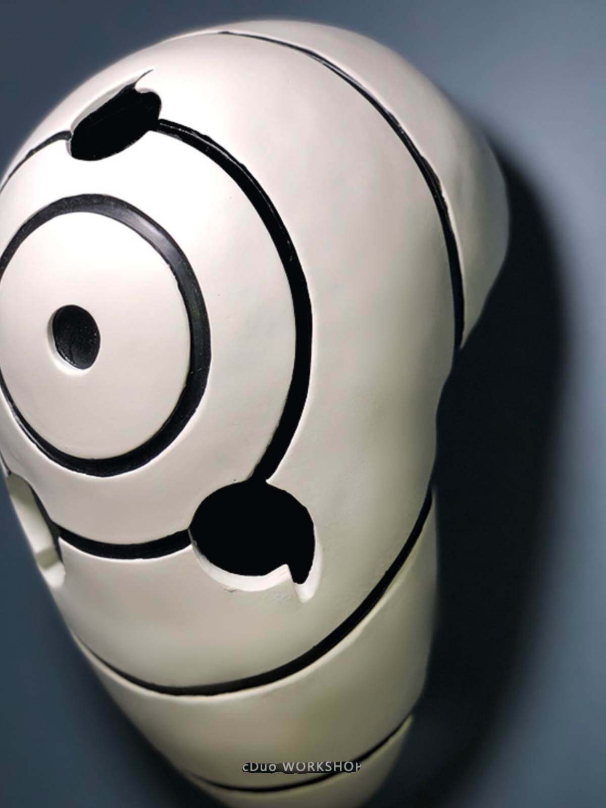 白面具cos服桌面益智宇智波带土斑阿飞三勾玉白绝虎纹装扮道具玩