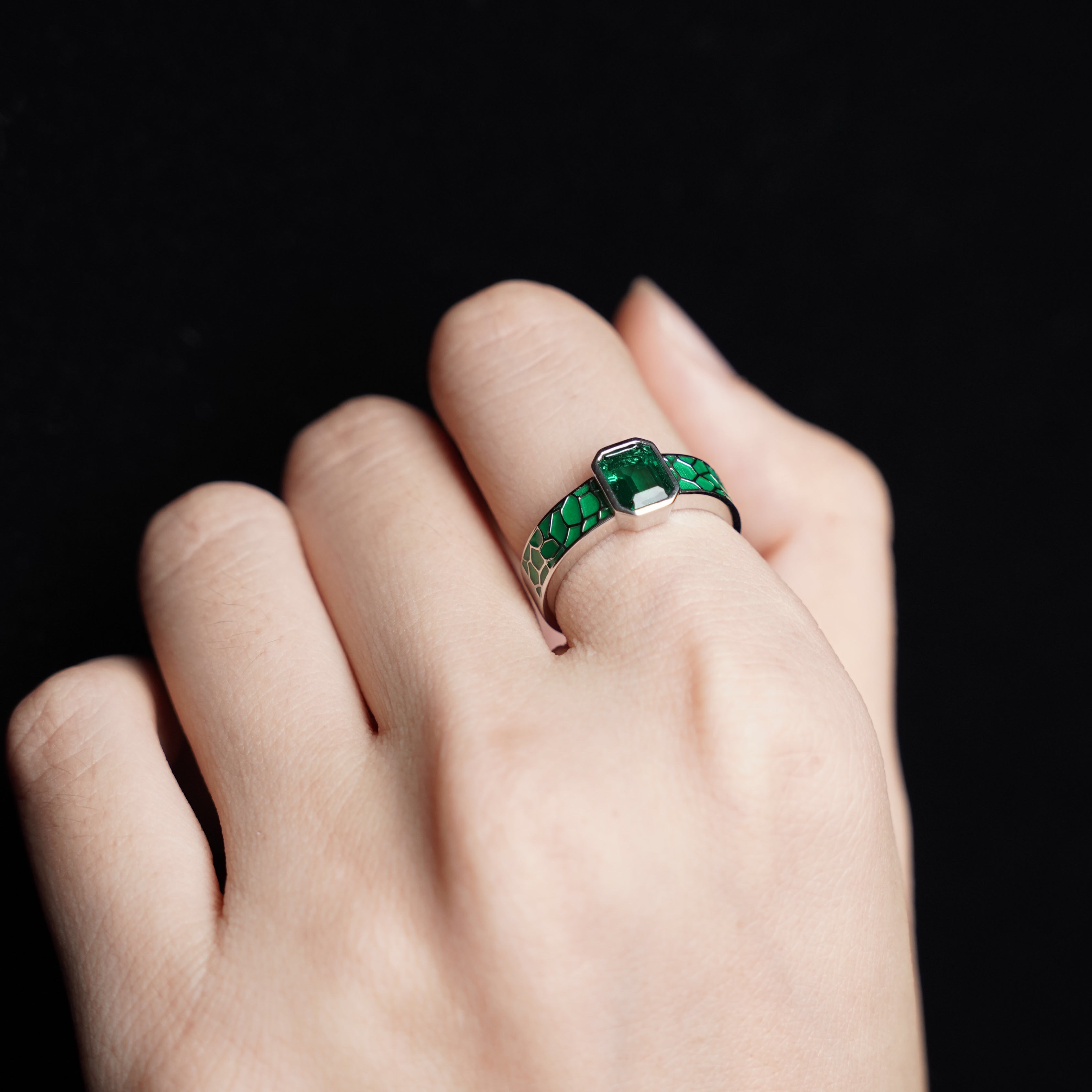 男女925银波西米亚戒指