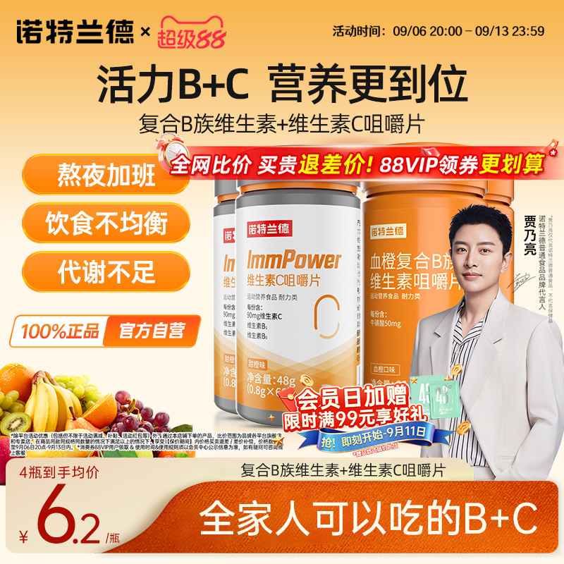诺特兰德维生素b族维C咀嚼片图片