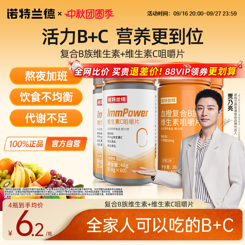诺特兰德维生素b族维C咀嚼片										