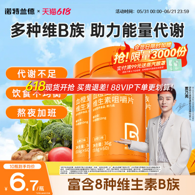诺特兰德维生素B族咀嚼片