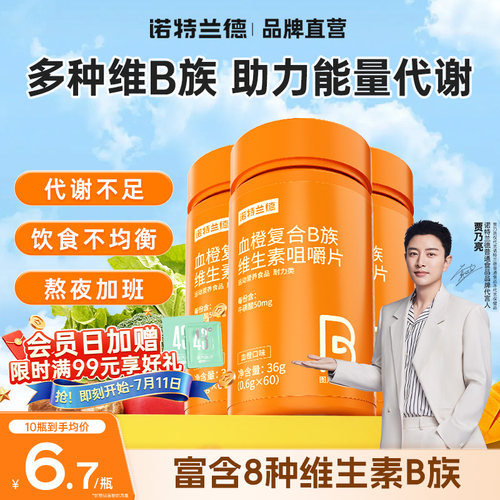 诺特兰德维生素B族咀嚼片