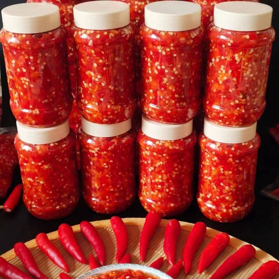 农家自制蒜蓉辣酱超特辣剁辣椒朝天椒香辣酱下饭菜鱼头剁椒酱