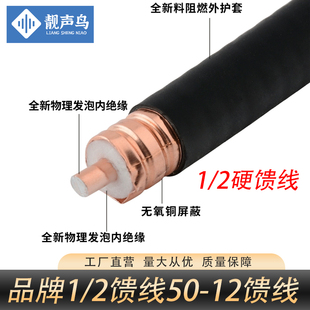 通信12馈线1 12馈管馈线50馈管射频馈线二分之一馈管馈线 2馈线50