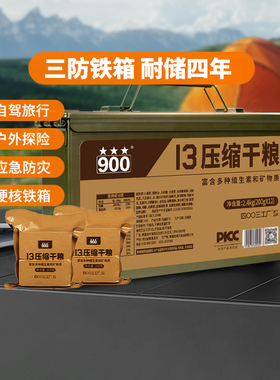 四00三工厂三防箱13型压缩饼干户外防水干粮应急长期储备食品正品
