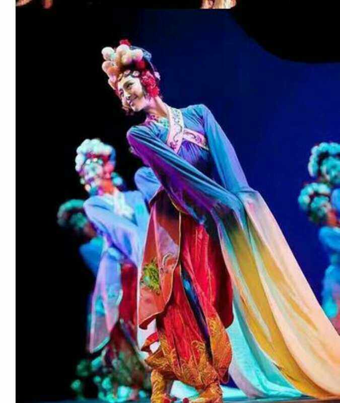 桃李杯舞蹈《夜深沉》女子群舞京戏舞蹈表演水袖演出服装