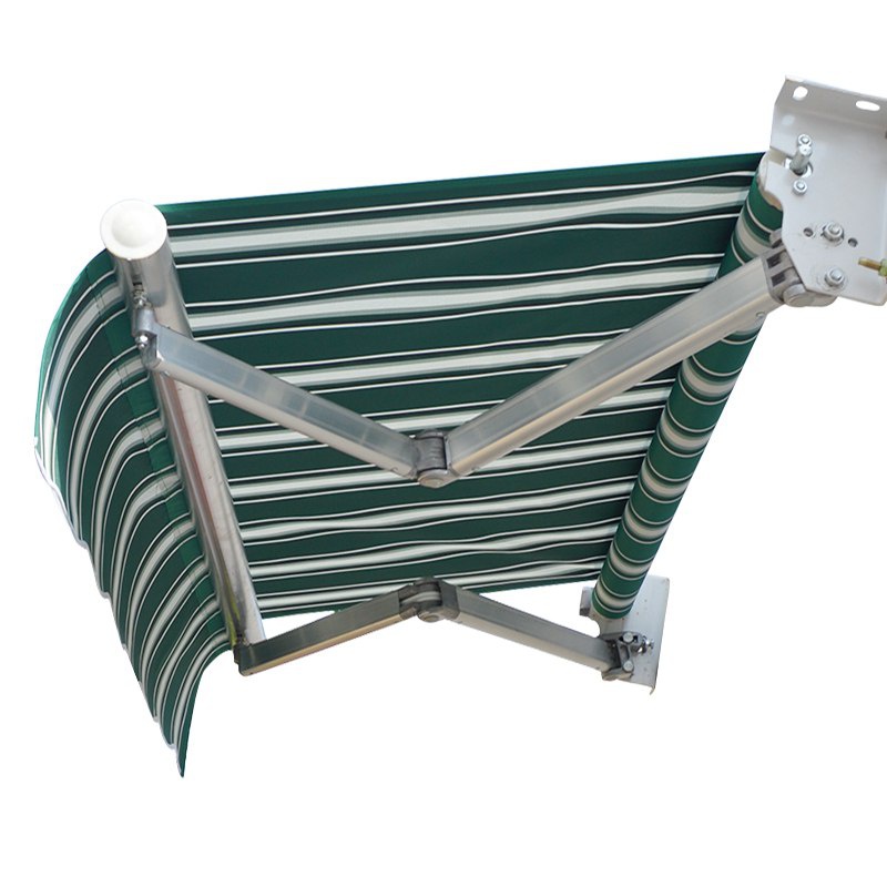 速发光房雨棚屋顶隔缩台奥斯布可收伸Z缩雨档手摇伸热式法式