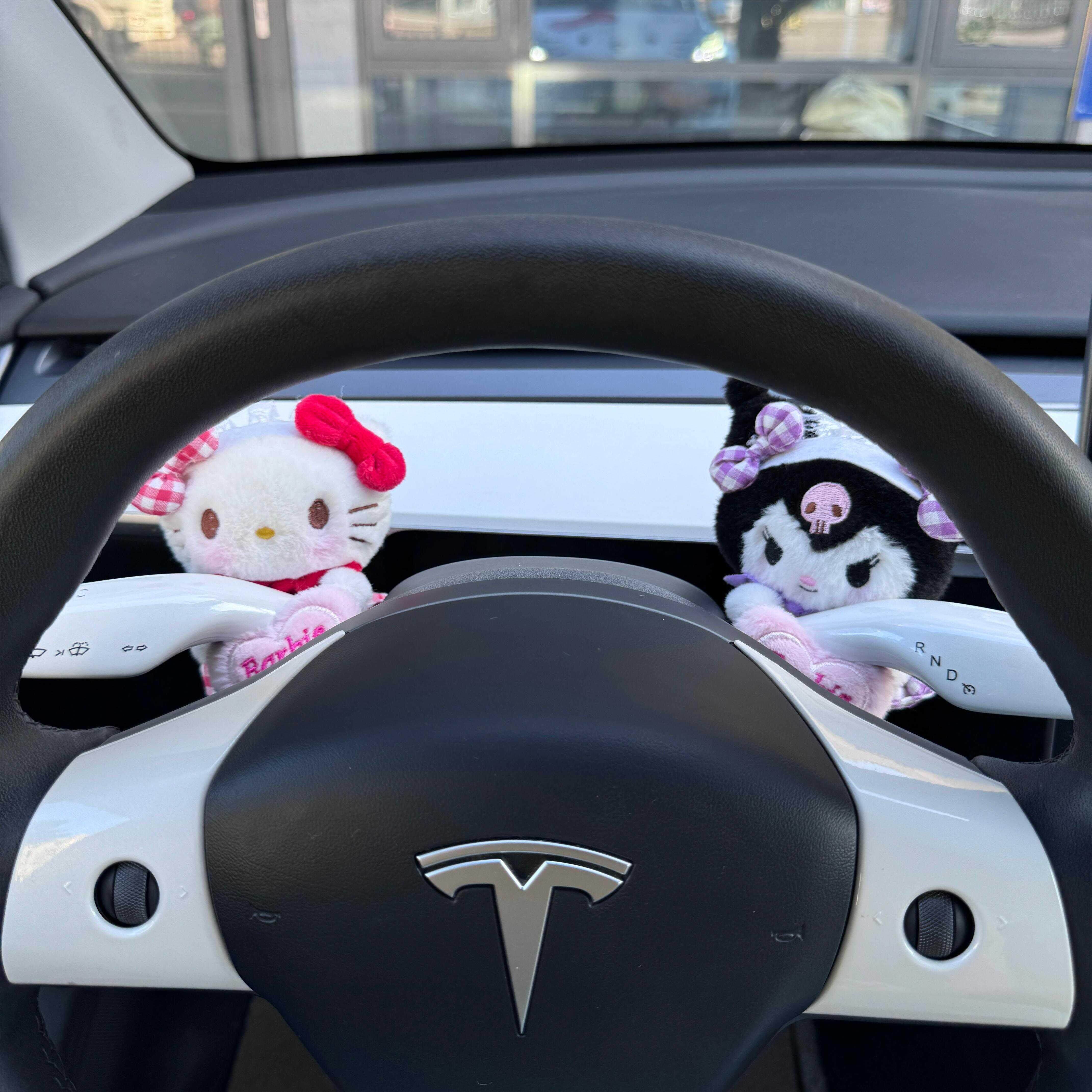 可爱公主裙爱心kitty汽车怀挡装饰品车载雨刮器转向灯装饰新车礼