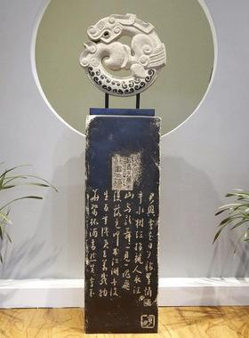 大号底座创意家居展示柱转角橱窗装饰台柱书法摆件流水底座场景