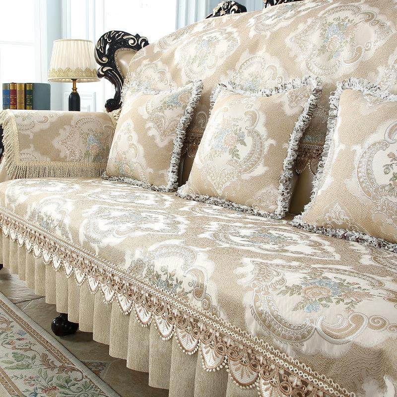 2025欧式沙发垫四季通用高档奢华防滑坐垫沙发套罩新款扶手靠背巾,居家布艺,沙发垫,淘宝优惠券,粉丝福利购,淘宝优惠卷