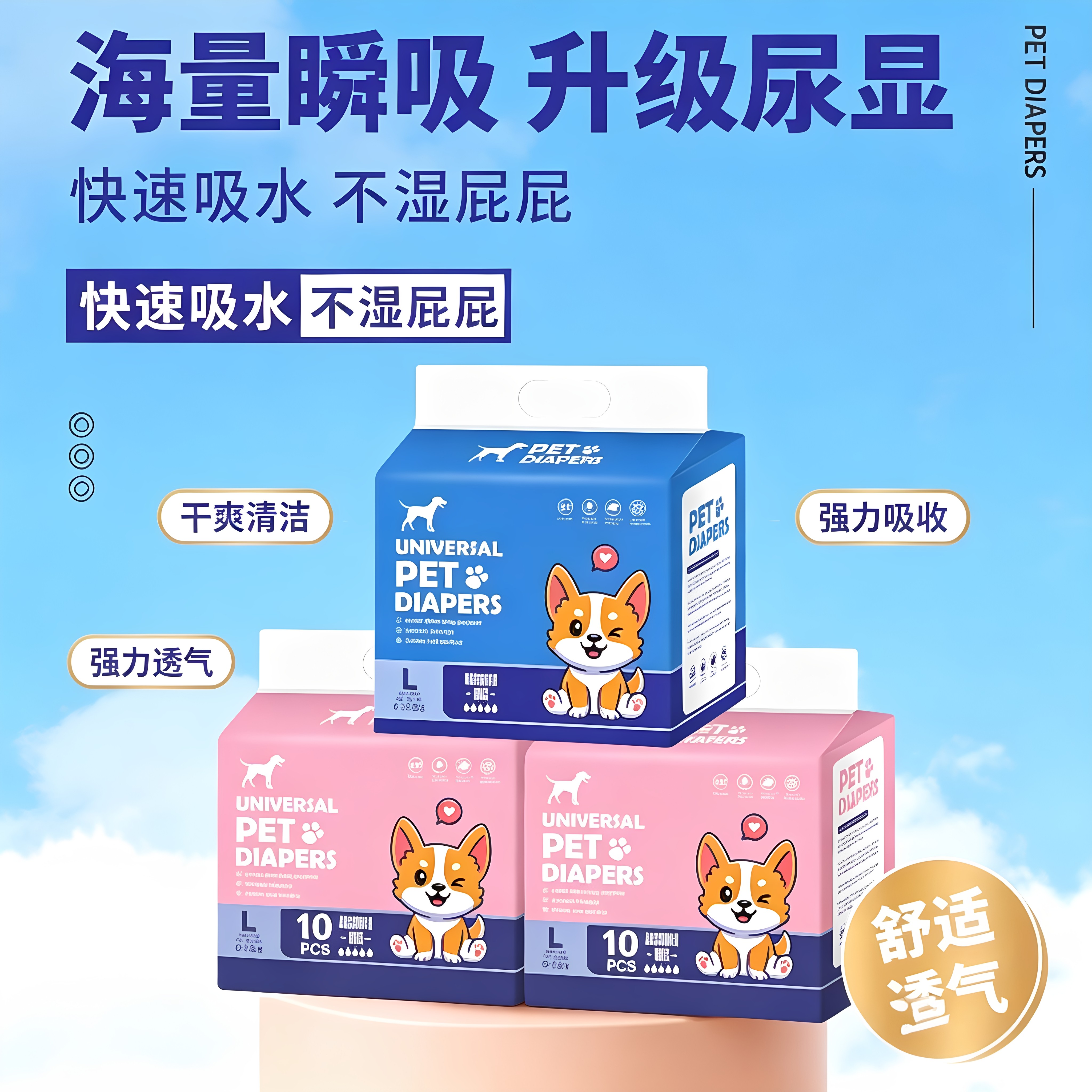 泰迪犬公母通用生理裤防骚扰