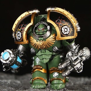 战锤40k星际战士阿斯塔特火蜥蜴土星终结者积木人仔手办第三方男6