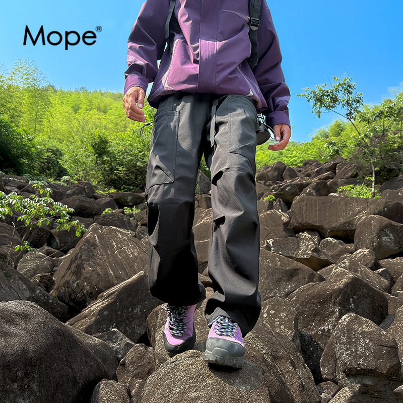 MOPE户外运动休闲裤男秋季2025新款宽松百搭工装裤