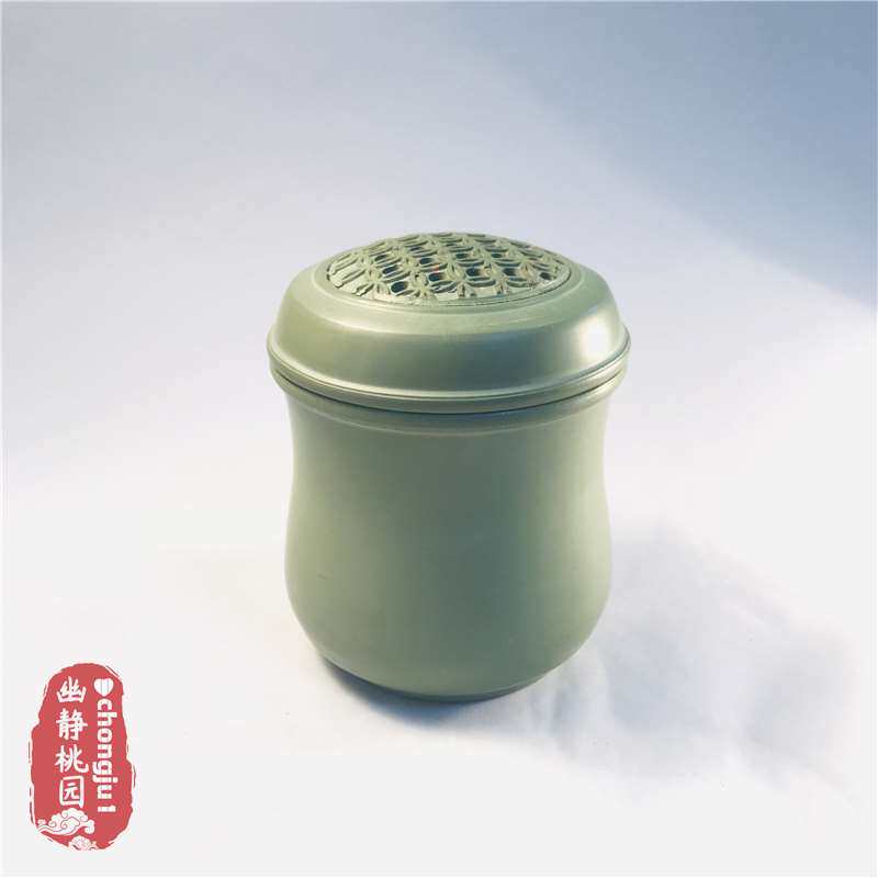 收藏送礼物长辈瓜瓜皮绿老谷蛐蛐蟋蟀鸣促织斗蟋蟀虫具养盆罐子