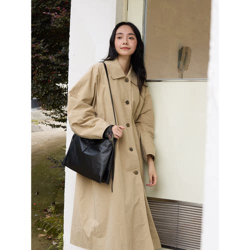 SecondMoon日本尼龙小羊皮韩系腋下hobo可调节流苏斜挎百搭单肩包