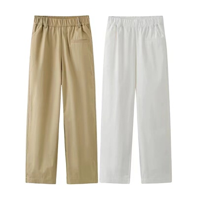 休闲松紧腰高端定制萝卜裤