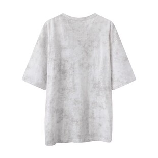 DN高端定制2025夏季新款时尚百搭宽松显瘦猫咪植绒短袖T恤上衣女