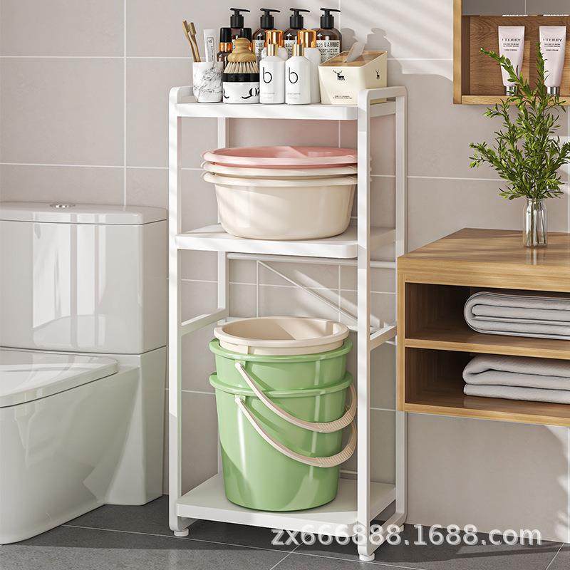 盆架卫生间置物架落地式盆桶支架浴室卫浴多层洗脸盆多功能收纳架,收纳整理,书桌收纳置物架,淘宝优惠券,粉丝福利购,淘宝优惠卷