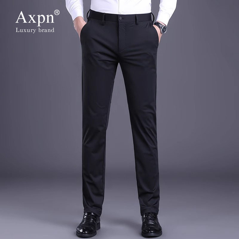 西裤男士2025秋冬新款休闲裤商务正装修身加绒长裤子纯色百搭男款