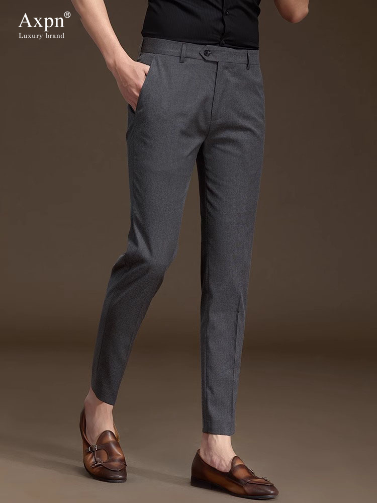 九分裤男裤子2025春夏季新款潮流百搭西裤修身青年小脚西装裤休闲