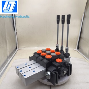 DCV200-200升液压片式多路换向阀手动气控换向阀
