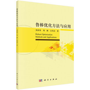 白雪洁 刘颖 鲁棒优化方法与应用 刘彦奎