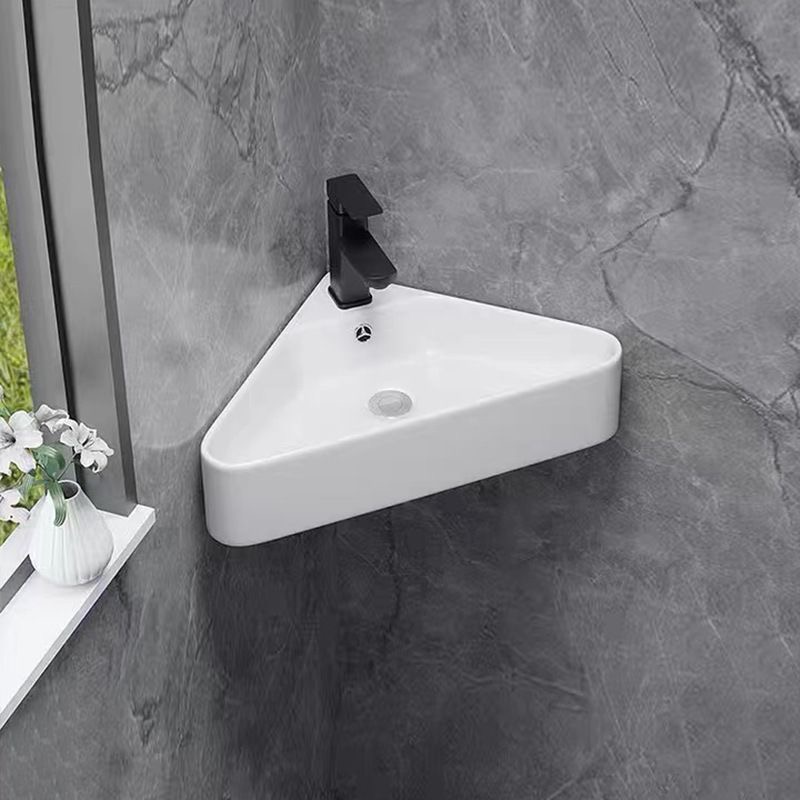 直角三角90度挂式洗手盆洗面盆