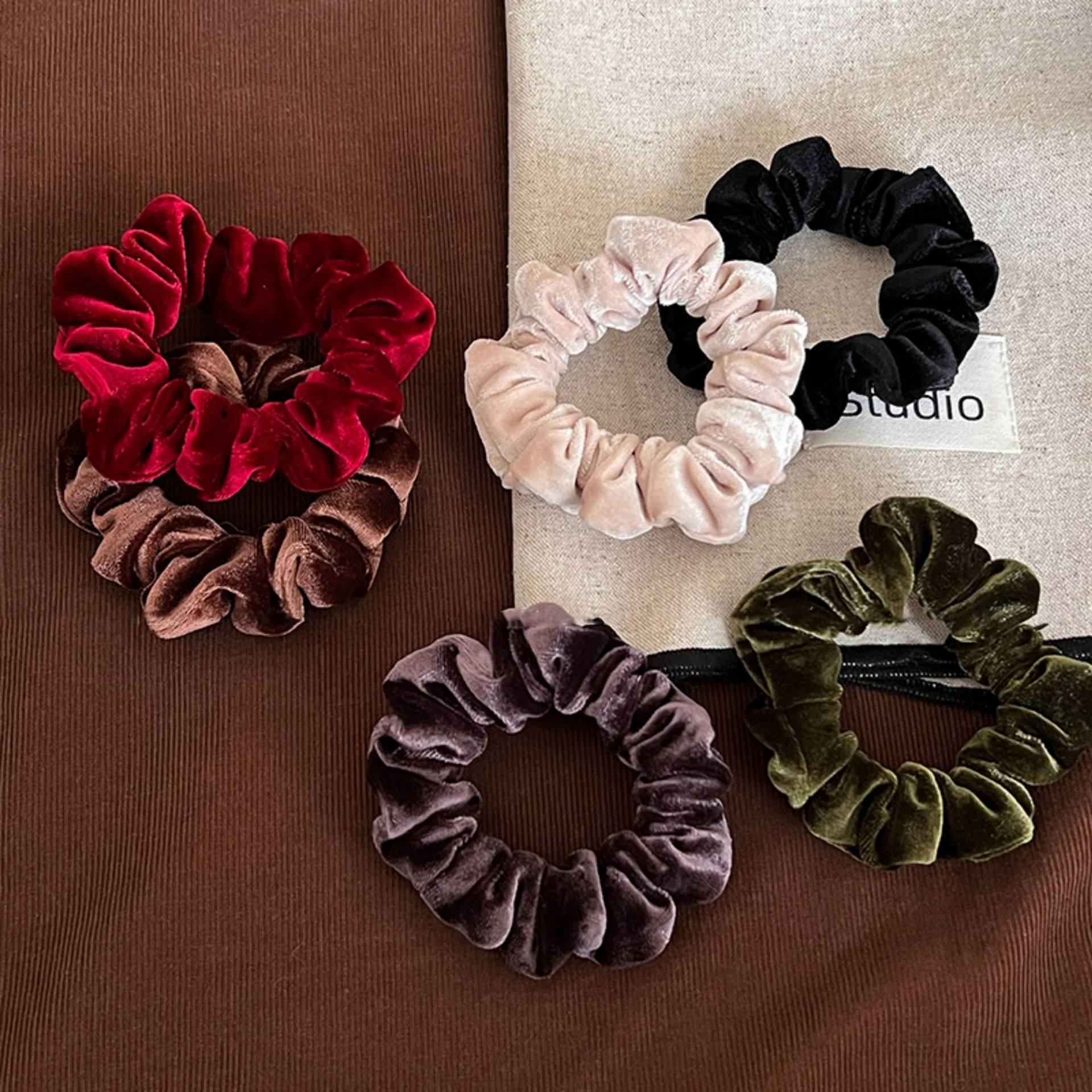 韩国气质复古丝绒发圈女高弹力扎马尾2026新款橡皮筋发圈头绳发饰,饰品/流行首饰/时尚饰品新,发饰,淘宝优惠券,粉丝福利购,淘宝优惠卷