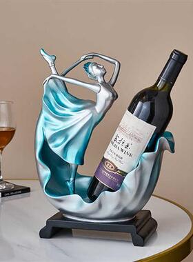 高档轻奢红酒架摆件客厅电视柜酒柜装饰品工艺品餐桌乔迁新居礼品