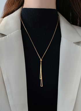 毛衣链大气高档高级感轻奢精致