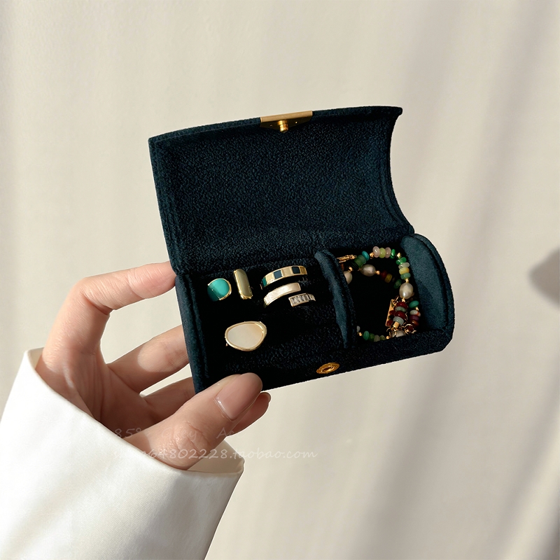 精致便携迷你首饰收纳盒女出差